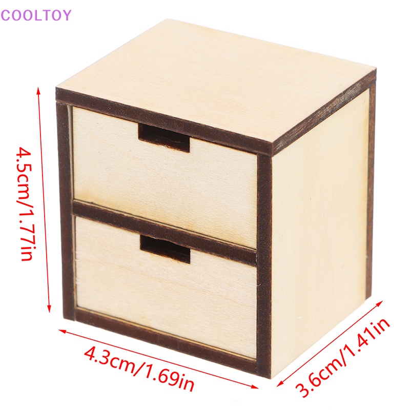 Mô Hình Tủ Đựng Đồ Trang Trí Nhà Búp Bê Tỉ Lệ 1: 12