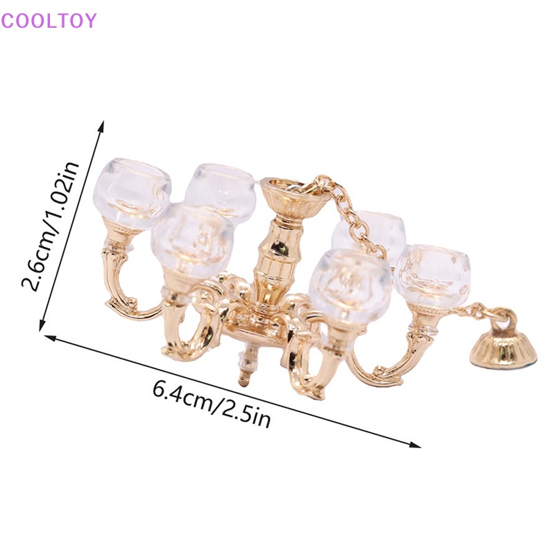 Mô Hình Đèn Trần Mini Tỷ Lệ 1: 12 Dùng Trang Trí Nhà Búp Bê