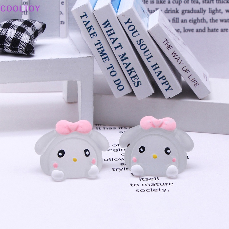 Cooltoy Set 5 Thỏ Dạ Quang Ba Chiều DIY Dễ Thương Trang Trí Nhà Cửa