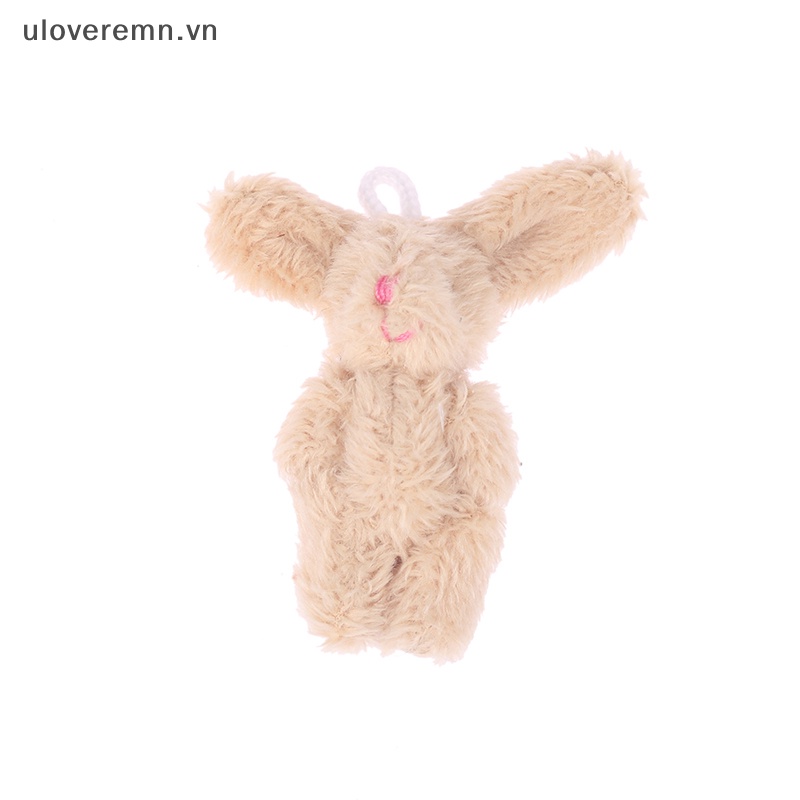Búp Bê Nhồi Bông Hình Thỏ Dễ Thương 5.5CM Trang Trí Ba Lô / Móc Khóa