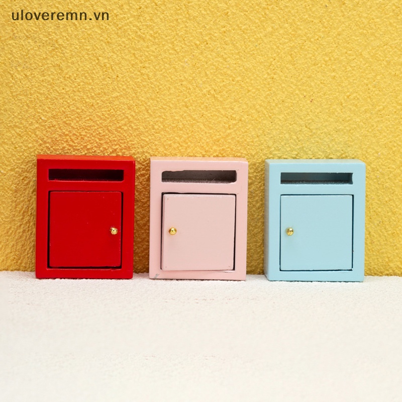 1 Hộp Thư Mini Màu Sắc In Chữ 1: 12 Trang Trí Nhà Búp Bê