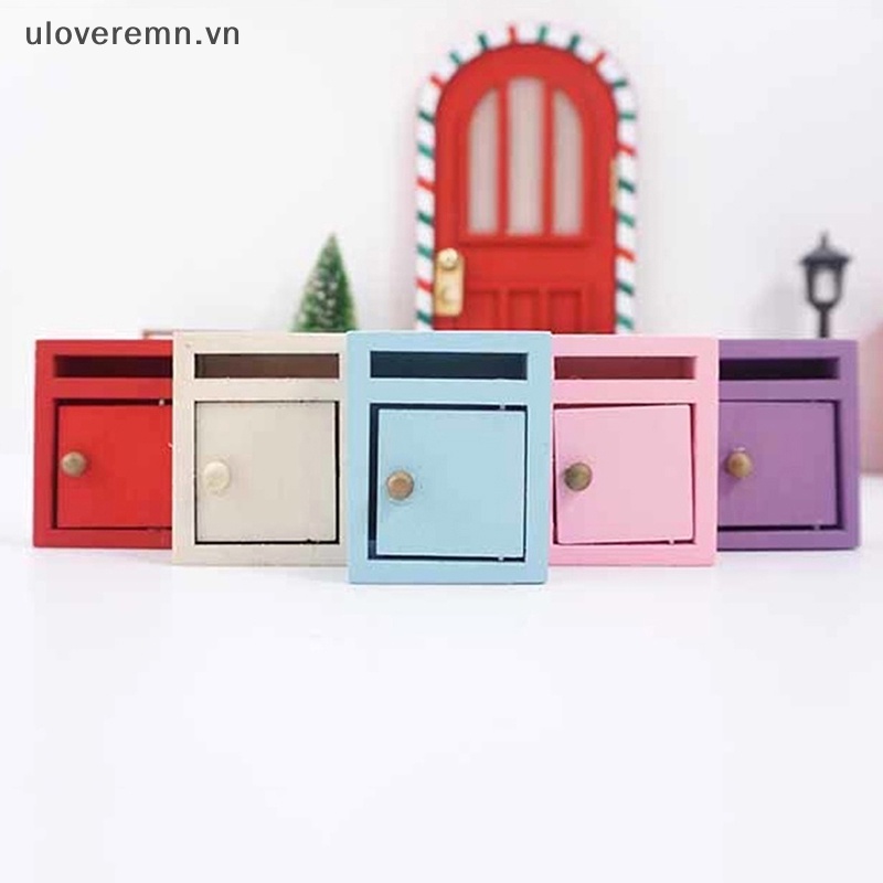 1 Hộp Thư Mini Màu Sắc In Chữ 1: 12 Trang Trí Nhà Búp Bê