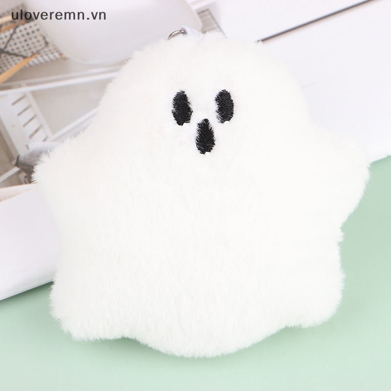 Móc Khóa Hình Ma Nhồi Bông Mềm Mại Dễ Thương