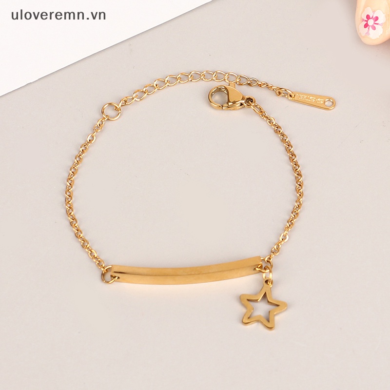 1 Vòng Đeo Tay Thép Không Gỉ Có Thể Điều Chỉnh Kích Cỡ