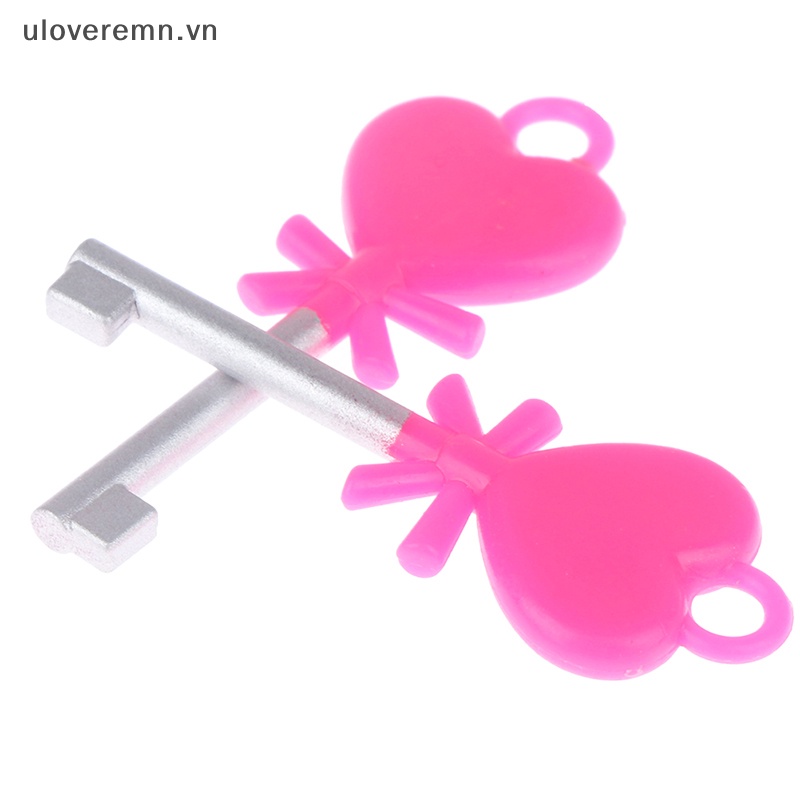 Set 10 Chìa Khóa Mini Trang Trí Nhà Búp Bê