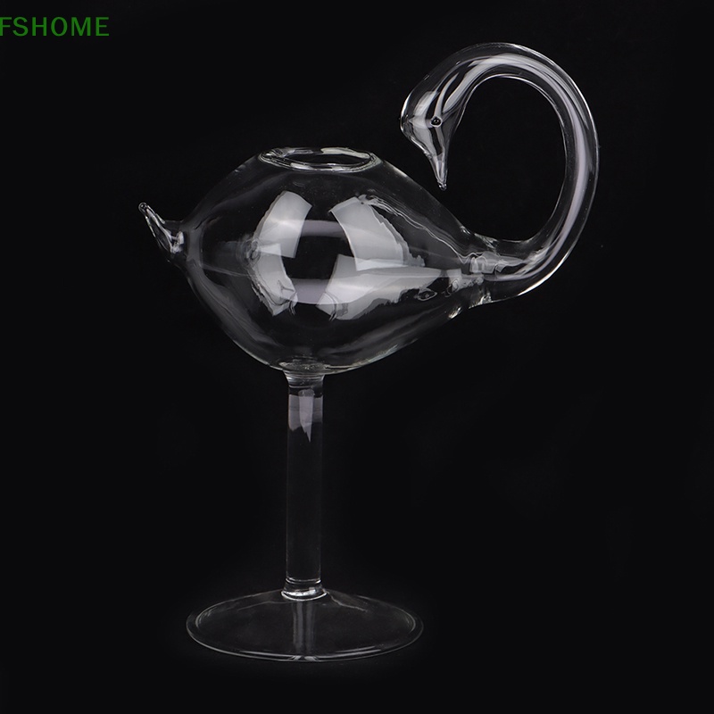 Fshome Ly Thủy Tinh Uống Rượu Cocktail Hình Thiên Nga Sáng Tạo Mới