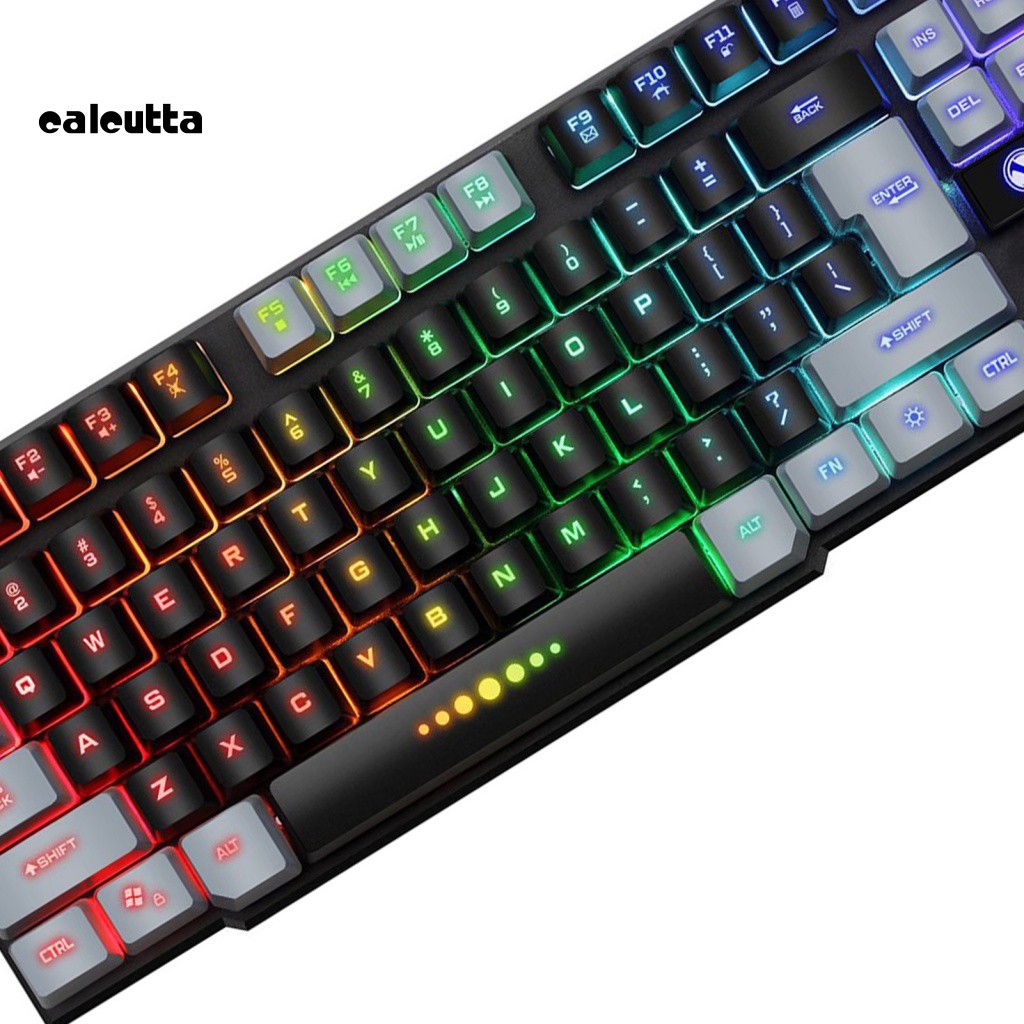 Bàn Phím + Chuột Chơi Game Có Dây Chống Trượt Bền Bỉ Dành Cho Văn Phòng / Laptop