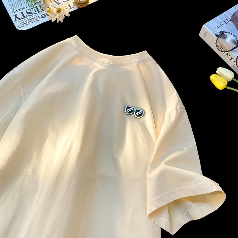 Áo Thun Tay Ngắn Khóa Dán Thời Trang Mùa Hè Cho Nam