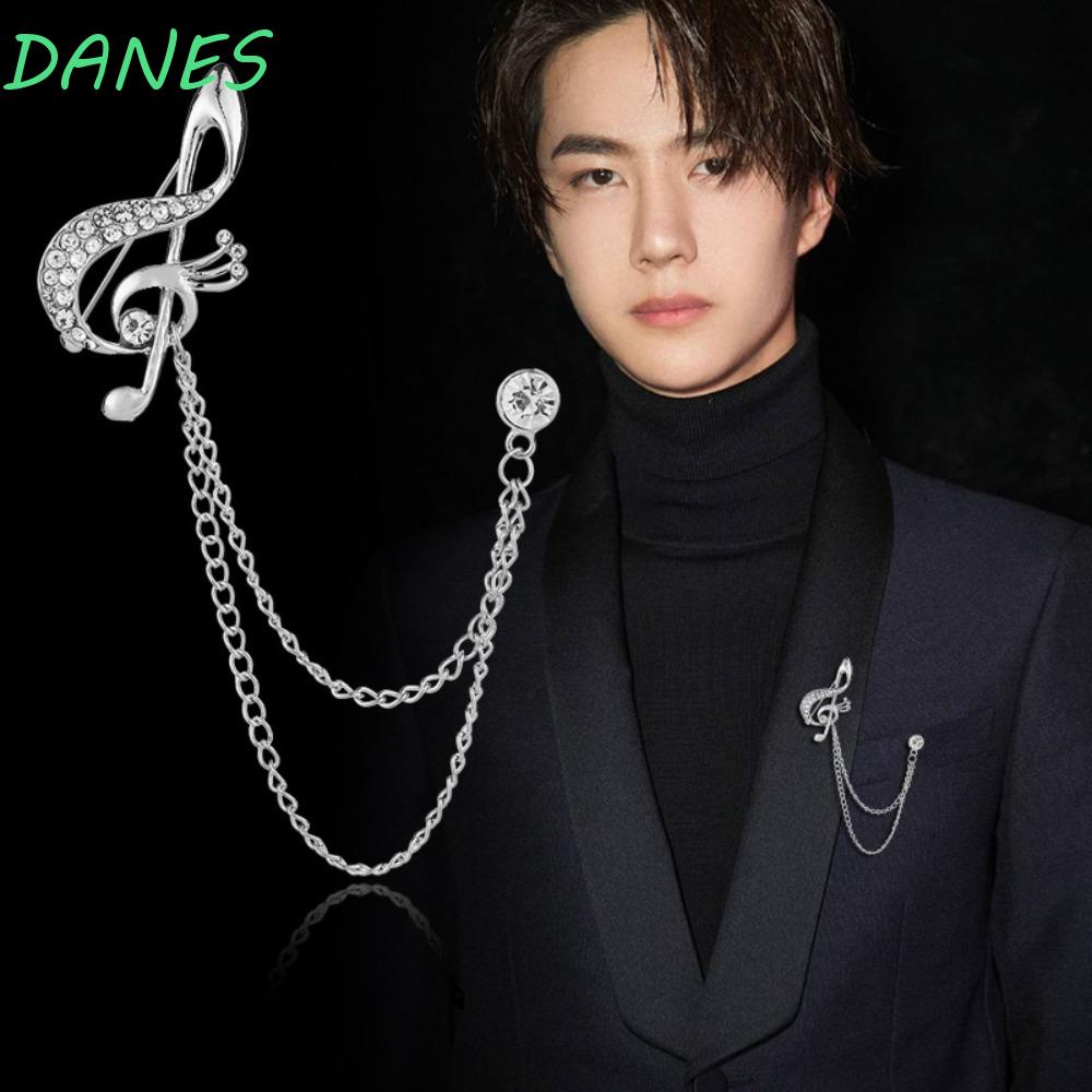 Trâm Cài Áo Vest May Mắn Cho NamTrang Sức Kpop Mạ Điện Bằng Thép Không Gỉ Phong Cách Hàn Quốc