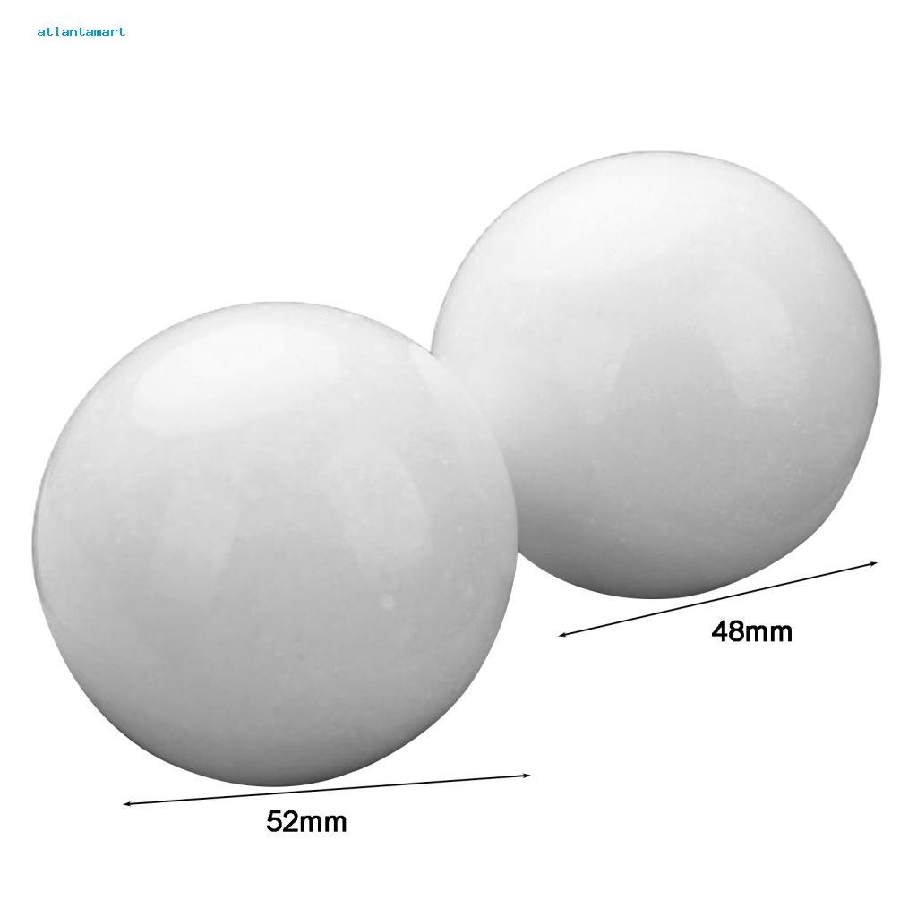 Túi Đựng Đồ Dùng Cao Cấp Tiện Dụng| Set 2 Cặp 2 Bóng Cẩm Thạch Trắng Thân Thiện Với Môi Trường Chuyên Dụng Tập Thể Dục Tại Nhà