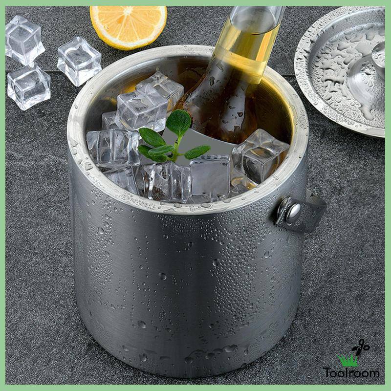 Xô Đựng Đá Bằng Thép Không Gỉ 1.6L Tiện Dụng Cho Tiệc Cocktail