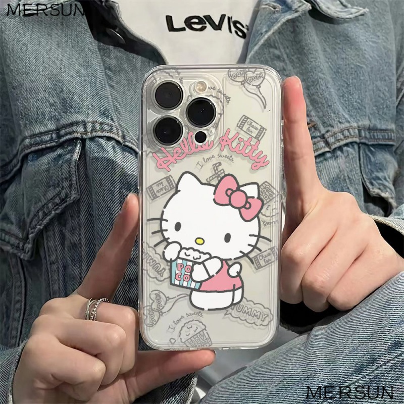 ✅Ốp Điện Thoại Mềm Chống Sốc In Hình Mèo KITTY Cho Apple iPhone12 Simple 136Inmax 1114proplus78 5ZER