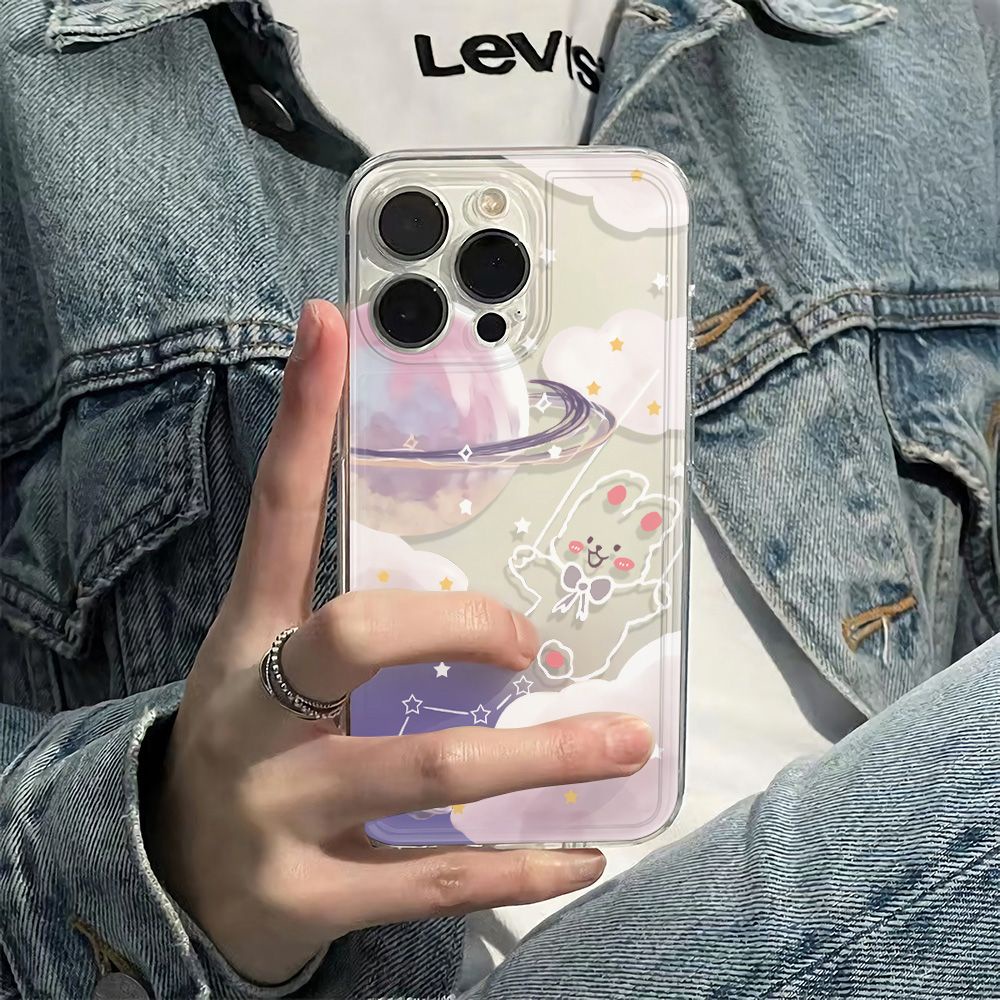 ✅Ốp Điện Thoại Mềm Chống Sốc In Hình Thỏ Cho Iphone 78max 14pro 1113 6Iniphone12 78max