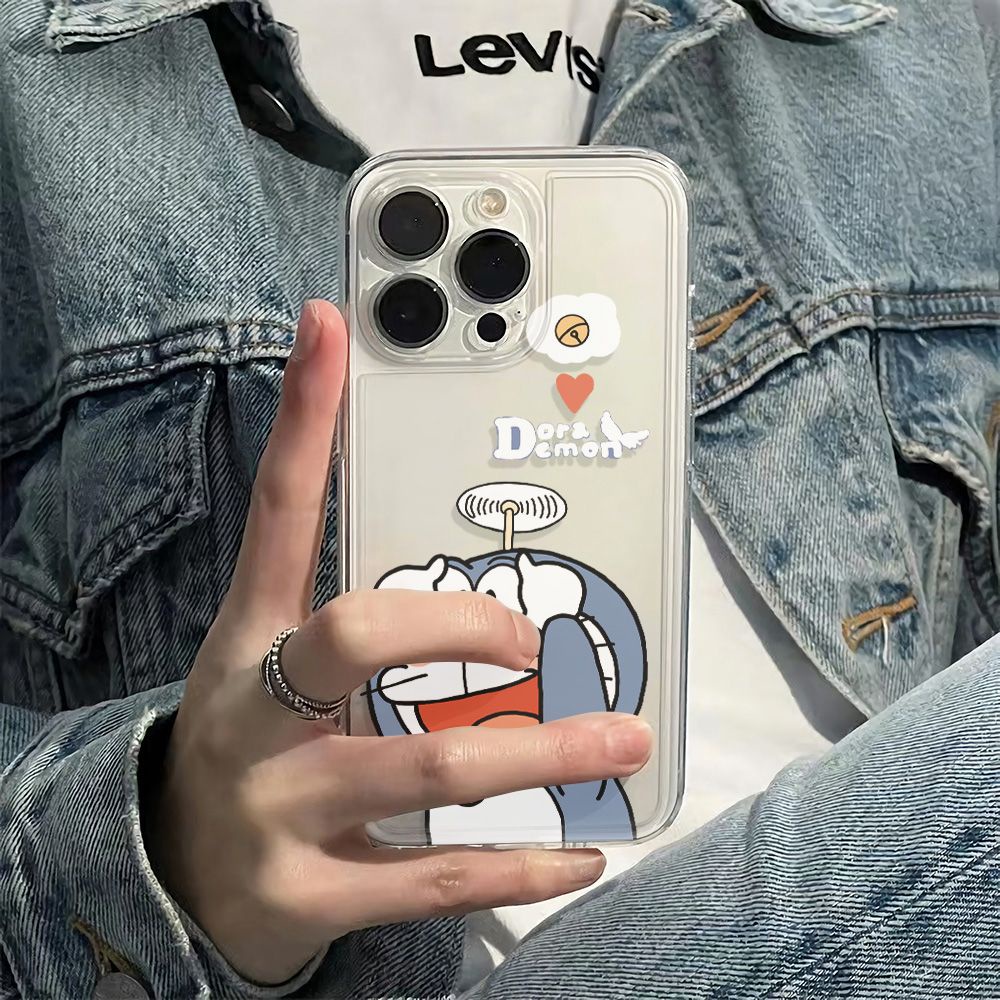 ✅Ốp Điện Thoại Mềm Chống Gió In Hình Mèo Tinkerbell Cho Iphone 12 78Max6In13 11 J7VT 14Pro Plus