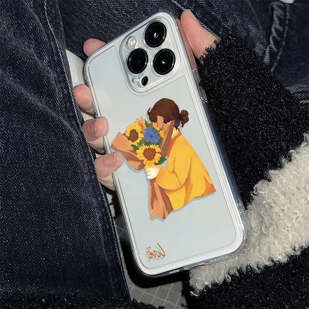 ✅Ốp Điện Thoại Mềm Chống Sốc Kiểu Dáng Đơn Giản Cho Iphone 1213 Max 6In 78 11 14 Pro EOC5