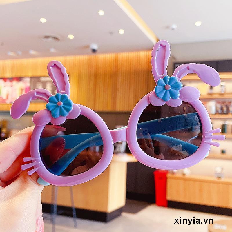 Kính Mát Gọng Silicon Họa Tiết Hoạt Hình Sáng Tạo Thời Trang Cho Bé
