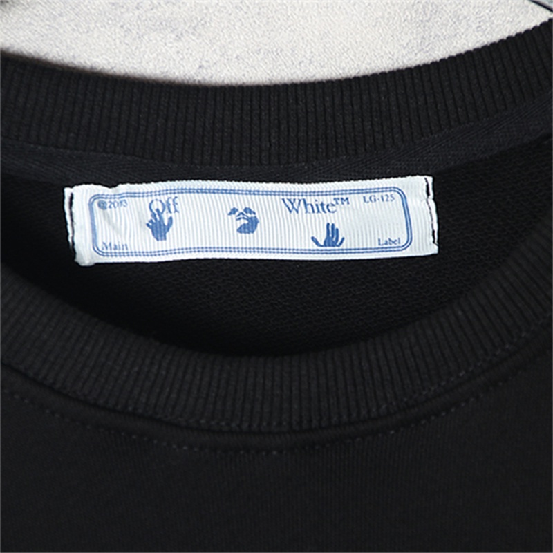 Áo Sweater Off White 100% Chính Hãng Cổ Tròn In Hình Đầu Lâu Phong Cách Đường Phố Cá Tính Cho Nam Nữ