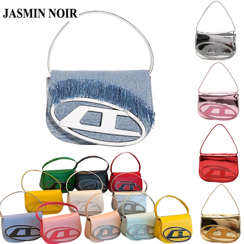 Túi đeo chéo JASMIN NOIR da pu màu tương phản cho nữ