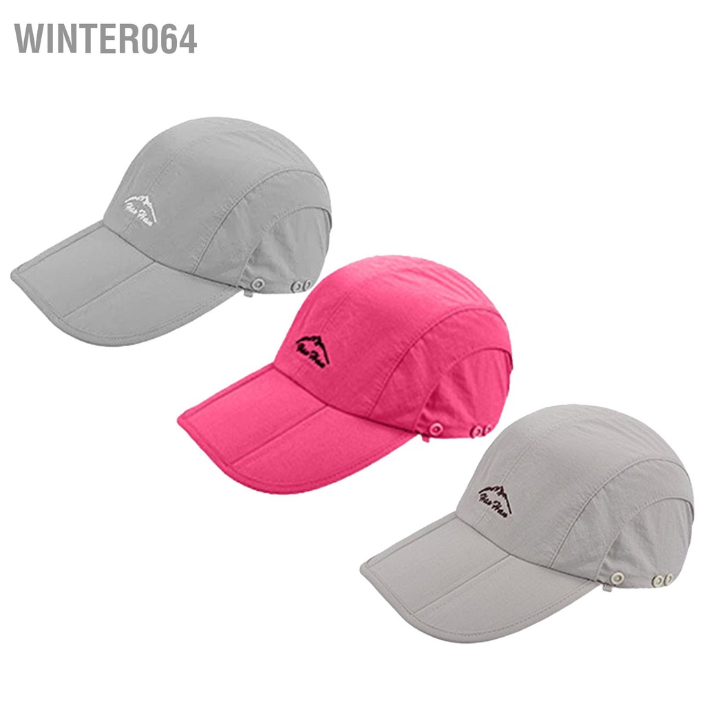 Winter064 Có Thể Gập Câu Cá Nón Mặt Trời Nam Nữ Rộng Vành Hat Với ​​Mặt Che Cổ Vạt Cho Đi Bộ Đường Dài đi Xe Đạp