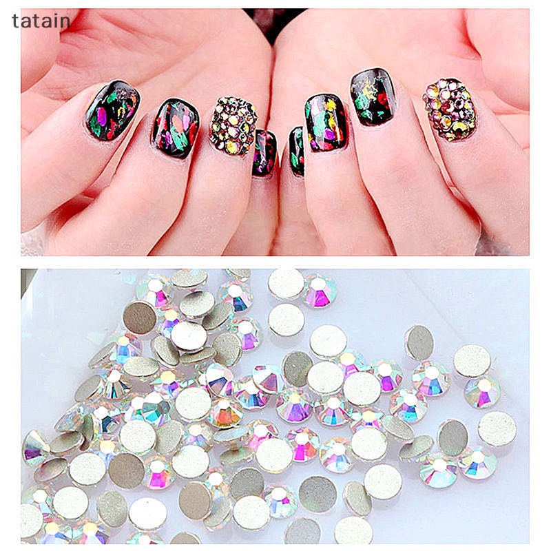 Set 1440 Hạt Cườm 3D Lấp Lánh Dùng Trang Trí Móng Nghệ Thuật DIY