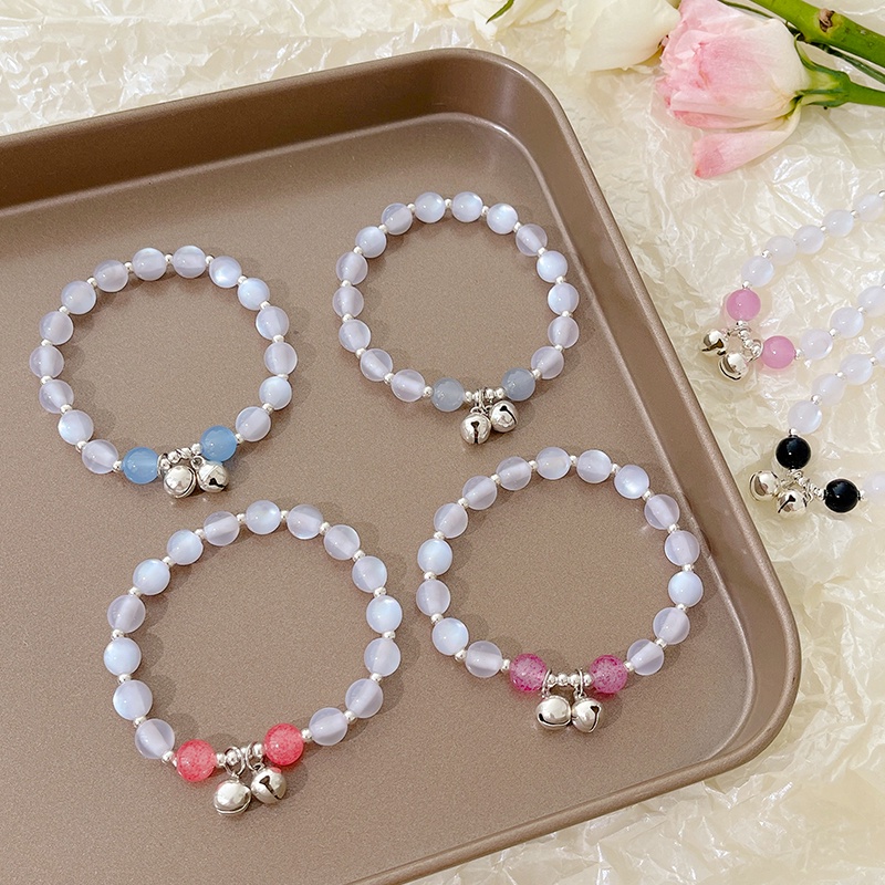 Vòng Đeo Tay Trong Suốt Hình Mặt Trăng Dễ Thương Cho Bé Gái