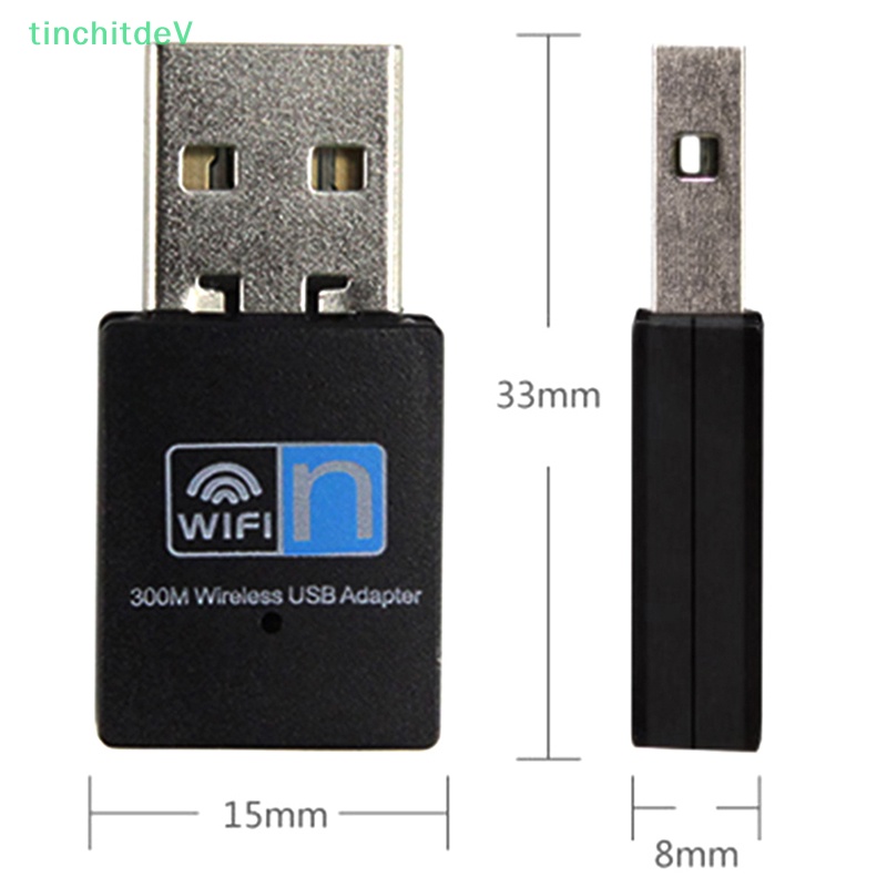 Usb Thu Sóng WiFi Chất Lượng Cao 300Mbps RTL8192 Chip WD-3505B Màu Đen 2.4GHz