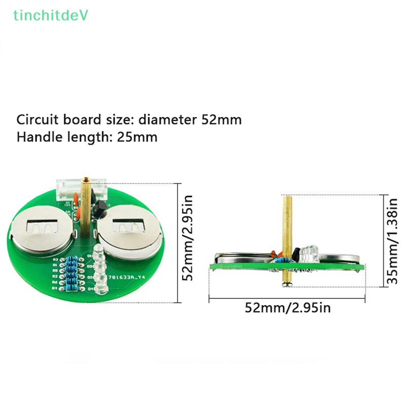 [TinchitdeV] 1 Bộ Dụng Cụ Hàn Điện Đèn LED Gyro DIY