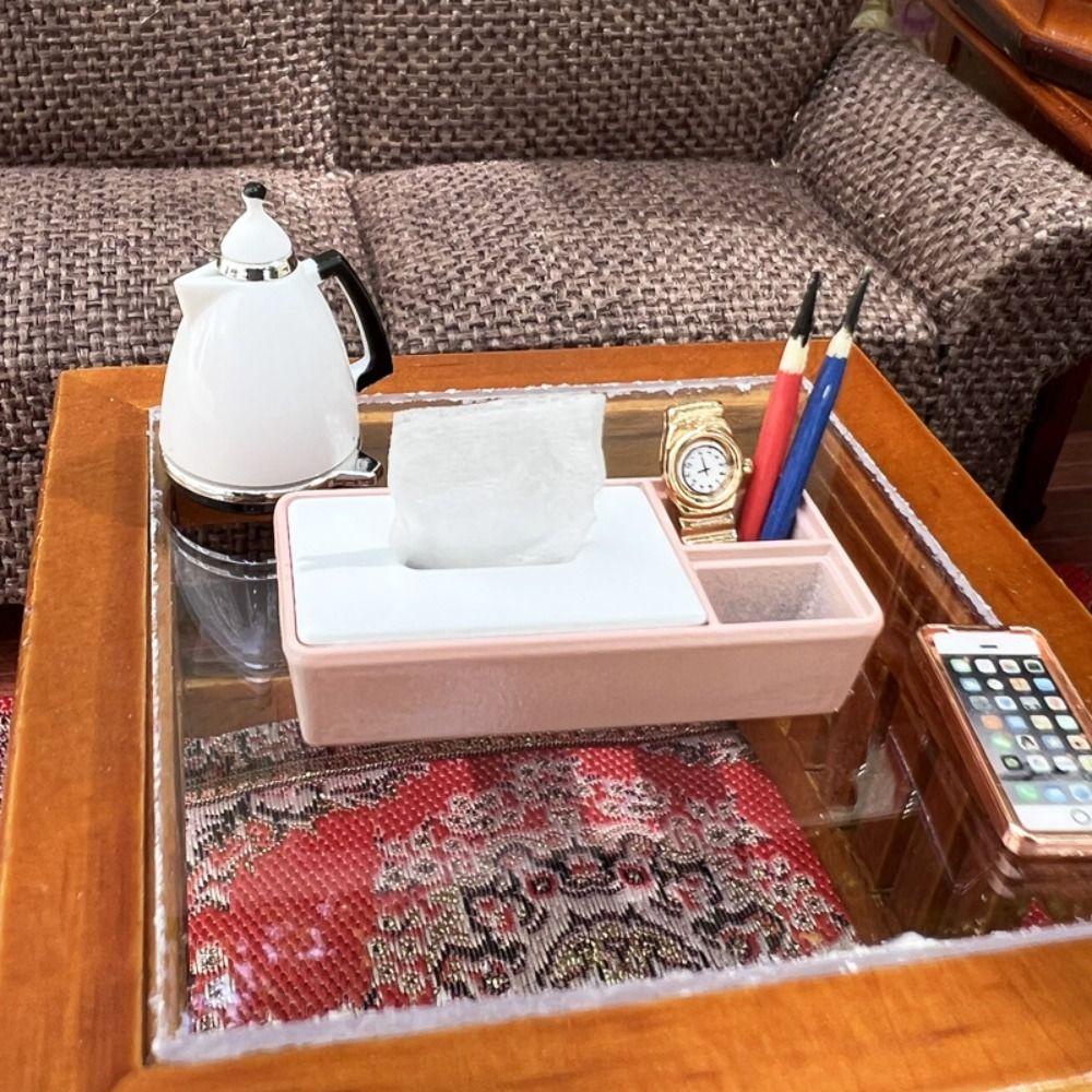 Hộp Đựng Khăn Giấy Mini Tỉ Lệ 1 / 12 Trang Trí Nhà Búp Bê