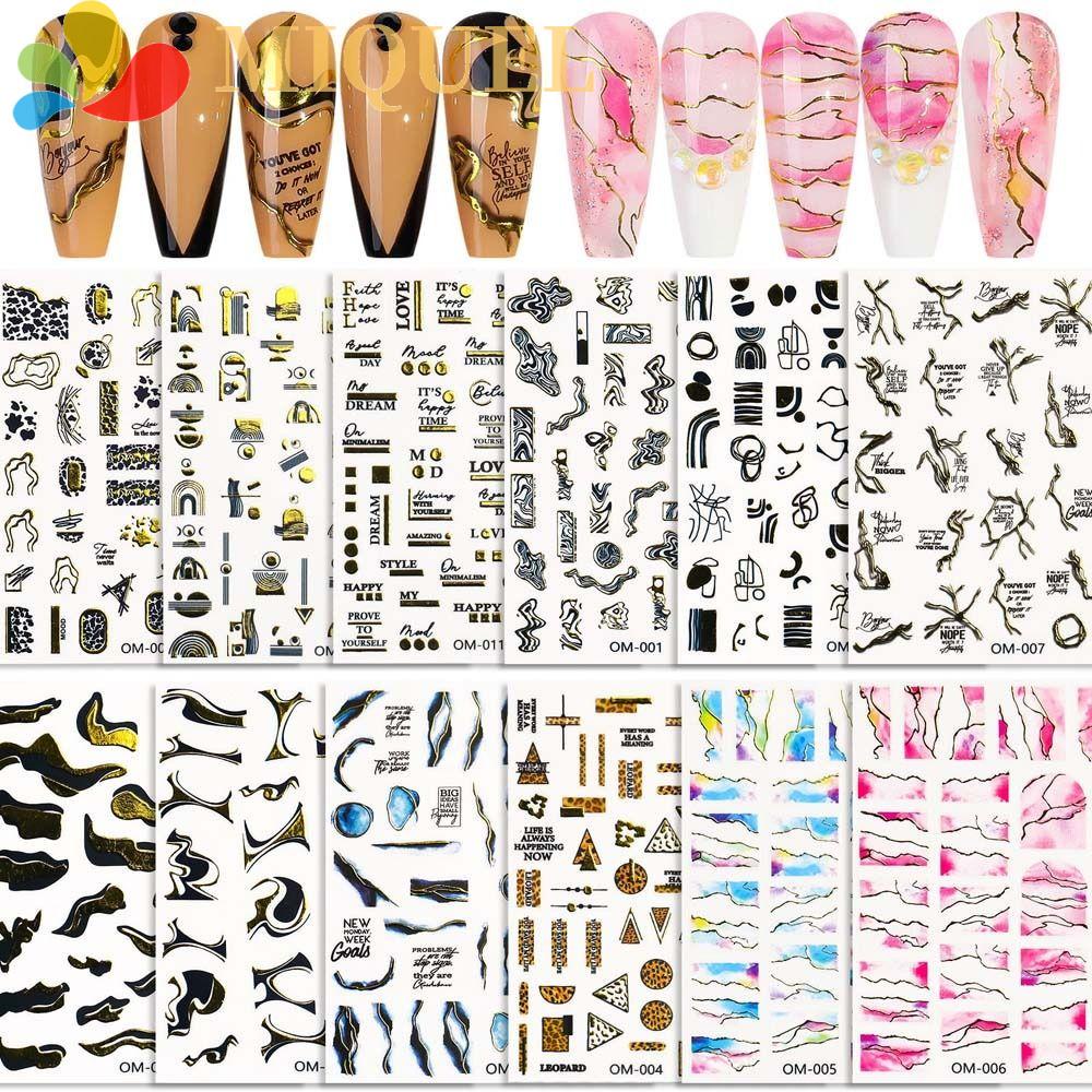 Miếng Dán Trang Trí Móng Tay Họa Tiết Da Báo Thời Trang