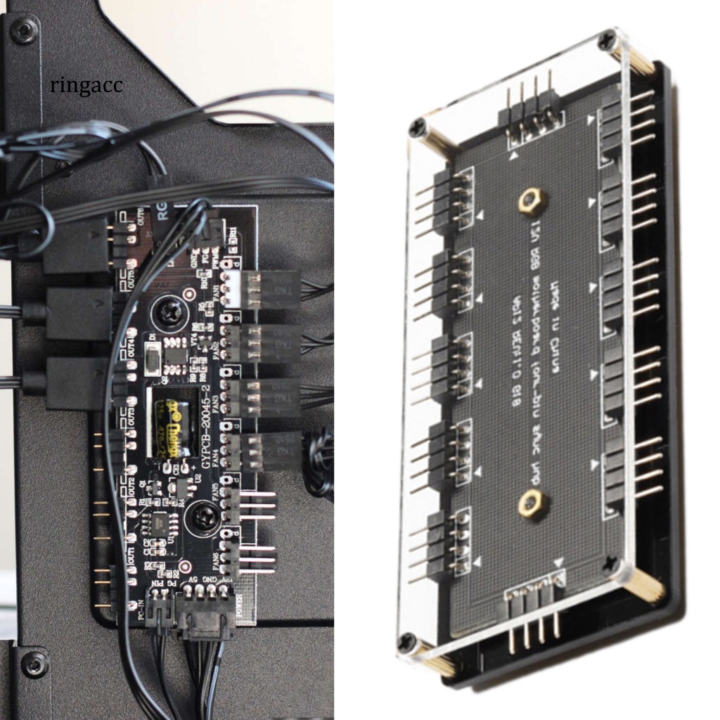 Dây Cáp Quạt Tản Nhiệt 12V 4 Pin RGB 3mm Dễ Lắp Đặt Tiện Dụng Cho CPU