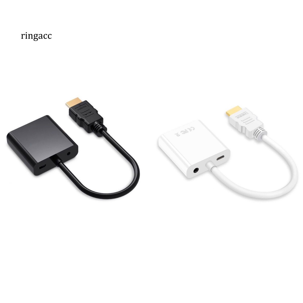 Giắc Chuyển Đổi 3.5mm Sang Cổng Micro USB Mạ Vàng 1080P HDMI Cho Máy Tính