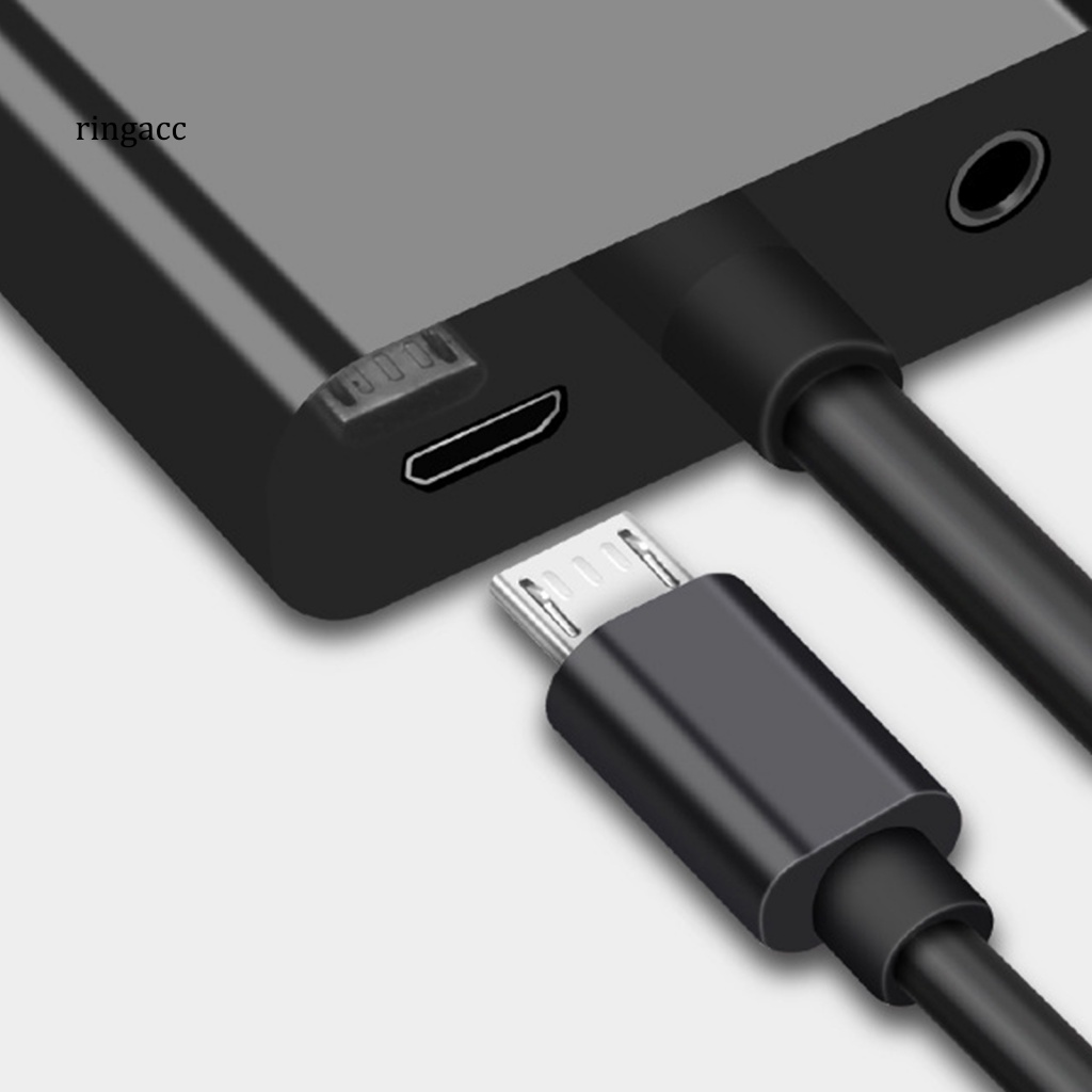 Giắc Chuyển Đổi 3.5mm Sang Cổng Micro USB Mạ Vàng 1080P HDMI Cho Máy Tính