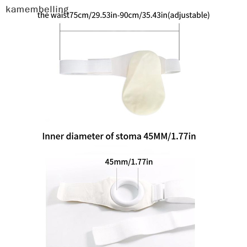 Kamembelling Túi Silicon Thoát Nước Đeo Thắt Lưng Ostomy Urostomy Có Thể Thoát Nước Sau Túi Co Lostomy EN