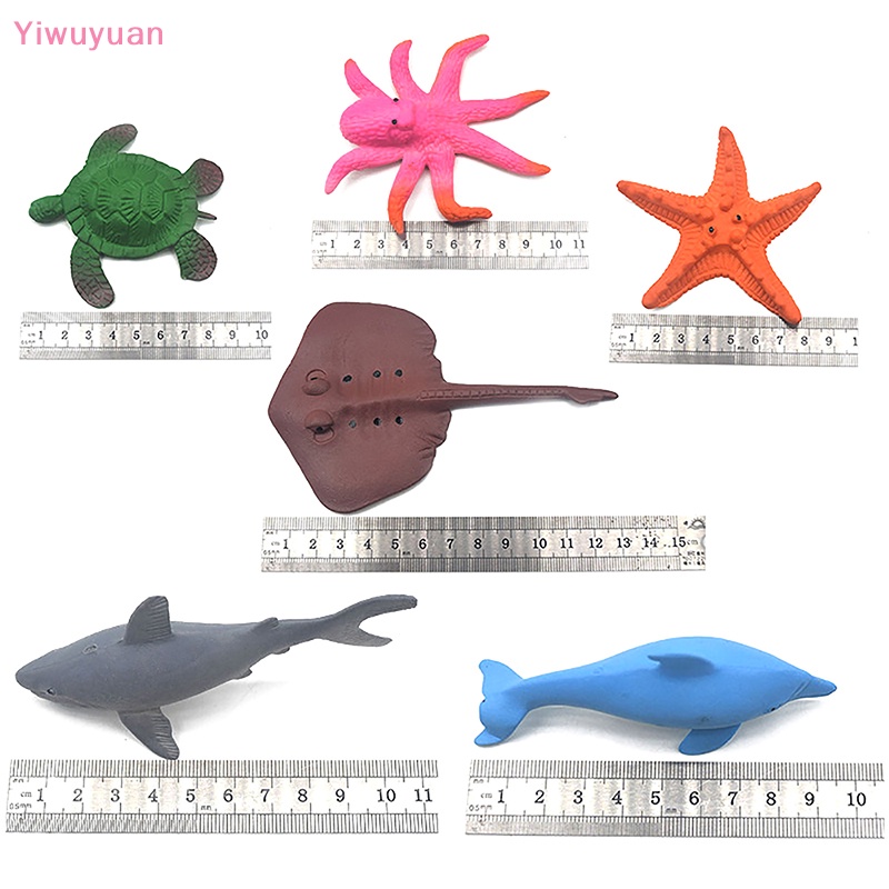 1 Đồ Chơi Bơm Hơi Hình Động Vật Biển Cho Bé Mới