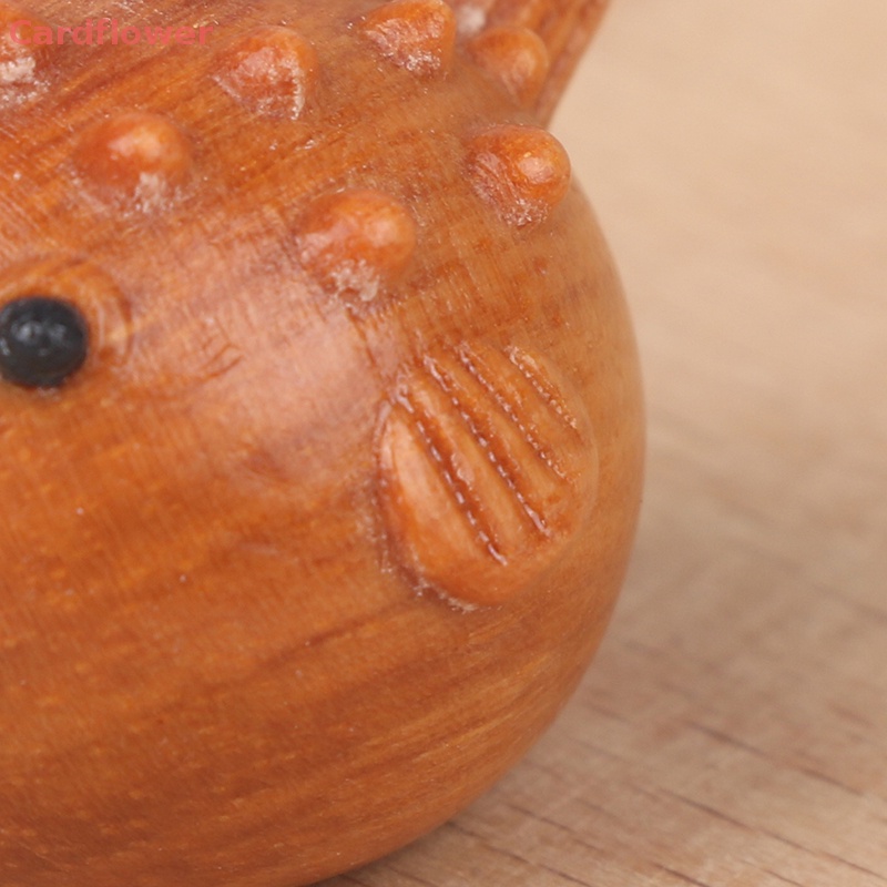 < Cardflower > Móc Chìa Khóa Khắc Hình Động Vật Đáng Yêu Trang Trí Thủ Công DIY Mới