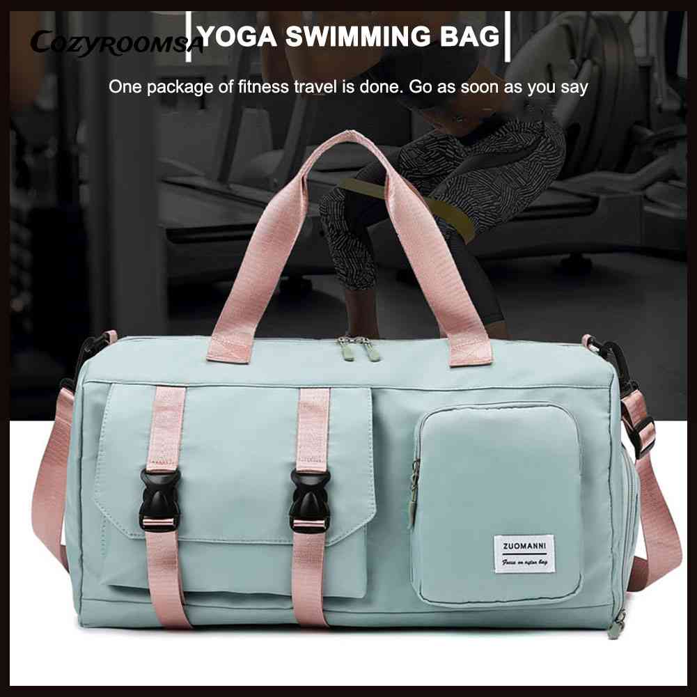 Túi Đựng Đồ Tập Thể Thao Sức Chứa Lớn Chia Ngăn Khô / Ướt Tiện Dụng Cho Nam Và