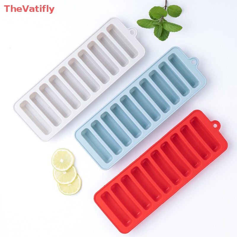 [Thevalifly] Khuôn Silicone Làm Đá Viên Dáng Dài