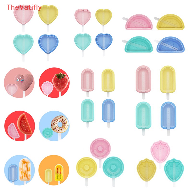 Khuôn Làm Kem Que Có Thể Tái Sử Dụng Tiện Lợi