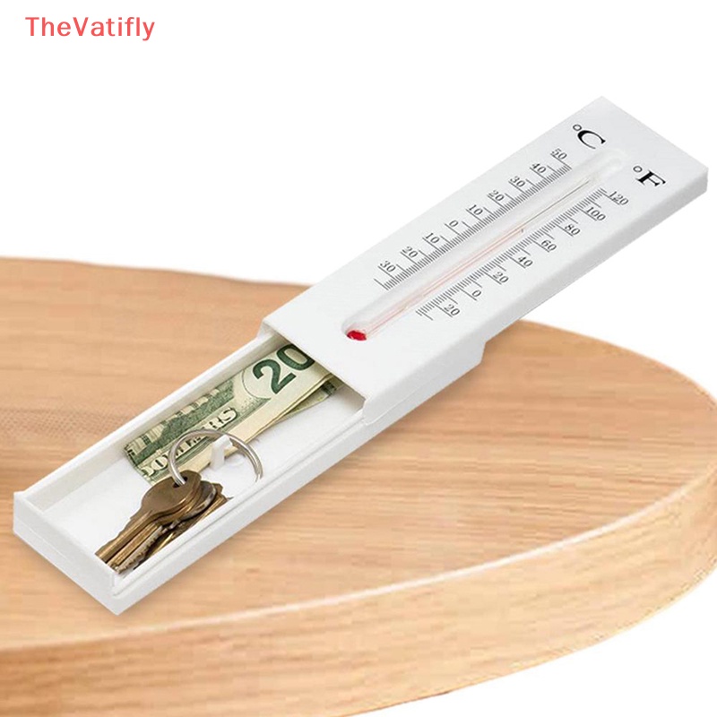 [Thevaly] Hộp Đựng Chìa Khóa Ẩn Treo Tường Sáng Tạo Hình Dạng Hộp Nhiệt Kế