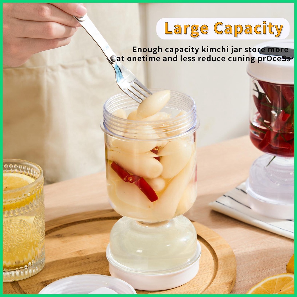 Lọ Thủy Tinh Đựng Đồ Khô Và Ướt Có Nắp Chống Rò Rỉ Tiện Dụng