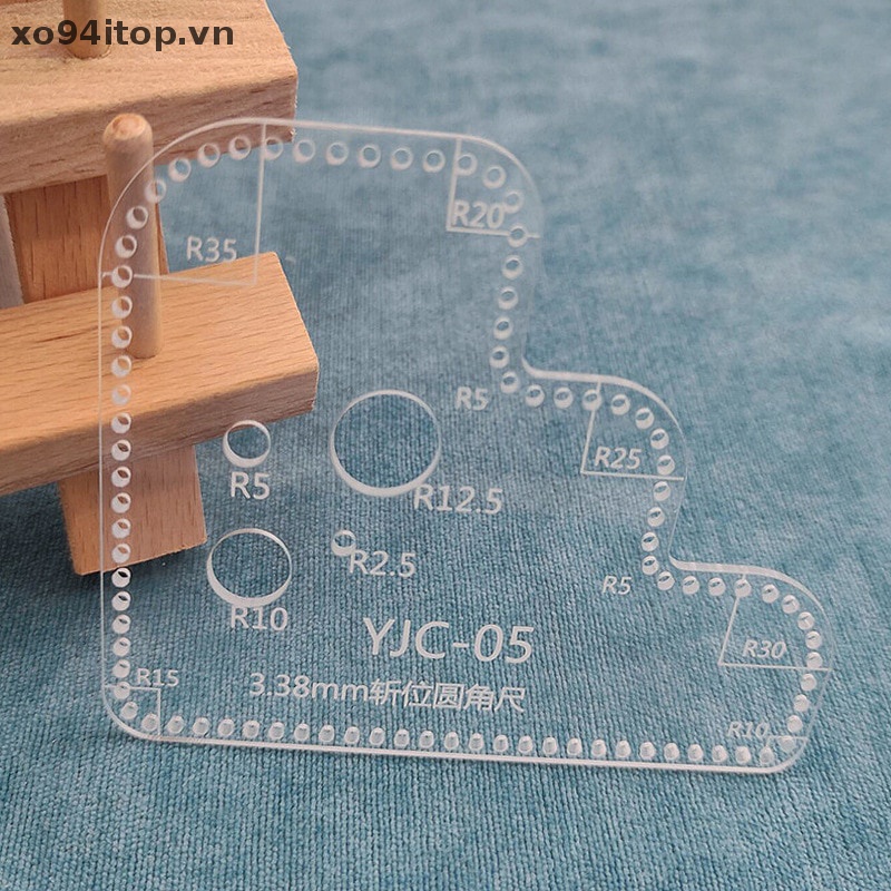 1 Khuôn Cắt Dập Nổi Trang Trí Sổ Tay / Đồ Da Bằng Acrylic DIY