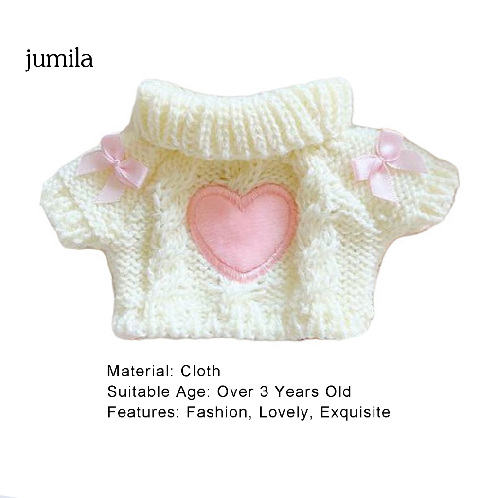 [JU] Áo Sweater Dệt Kim Dễ Thương Làm Quà Tặng Cho Búp Bê Mặc Hàng Ngày