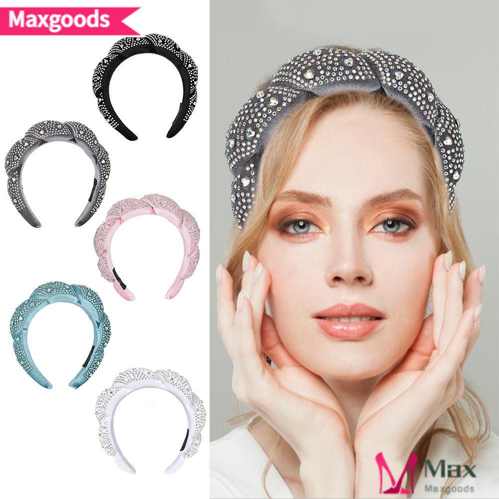 Băng Đô Cài Tóc Bằng Bọt Biển Màu Trơn Dùng Rửa Mặt / Spa