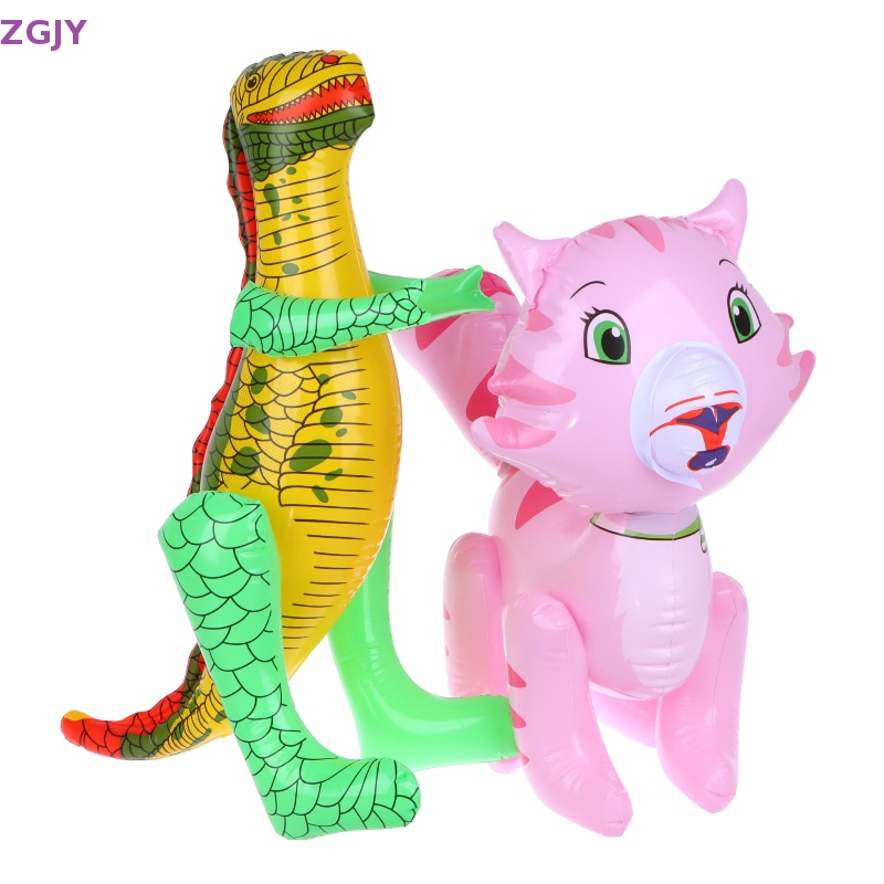 Phao Bơi Bơm Hơi Hình Khủng Long / Dâu Tây Dễ Thương Cho Bé Mới