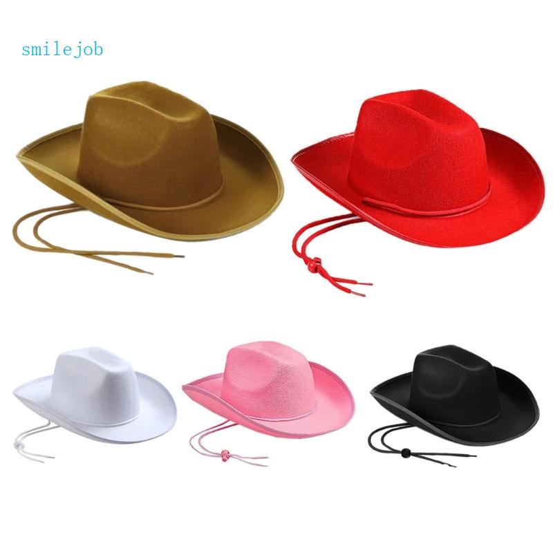 Mũ Fedora Vải Nỉ Màu Sắc Trơn Phong Cách Cao Bồi Vintage Cho Nam Và Nữ
