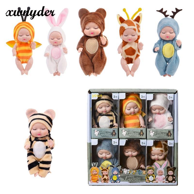 Búp Bê Em Bé Sơ Sinh Bằng Nhựa Silicone Chính Hãng