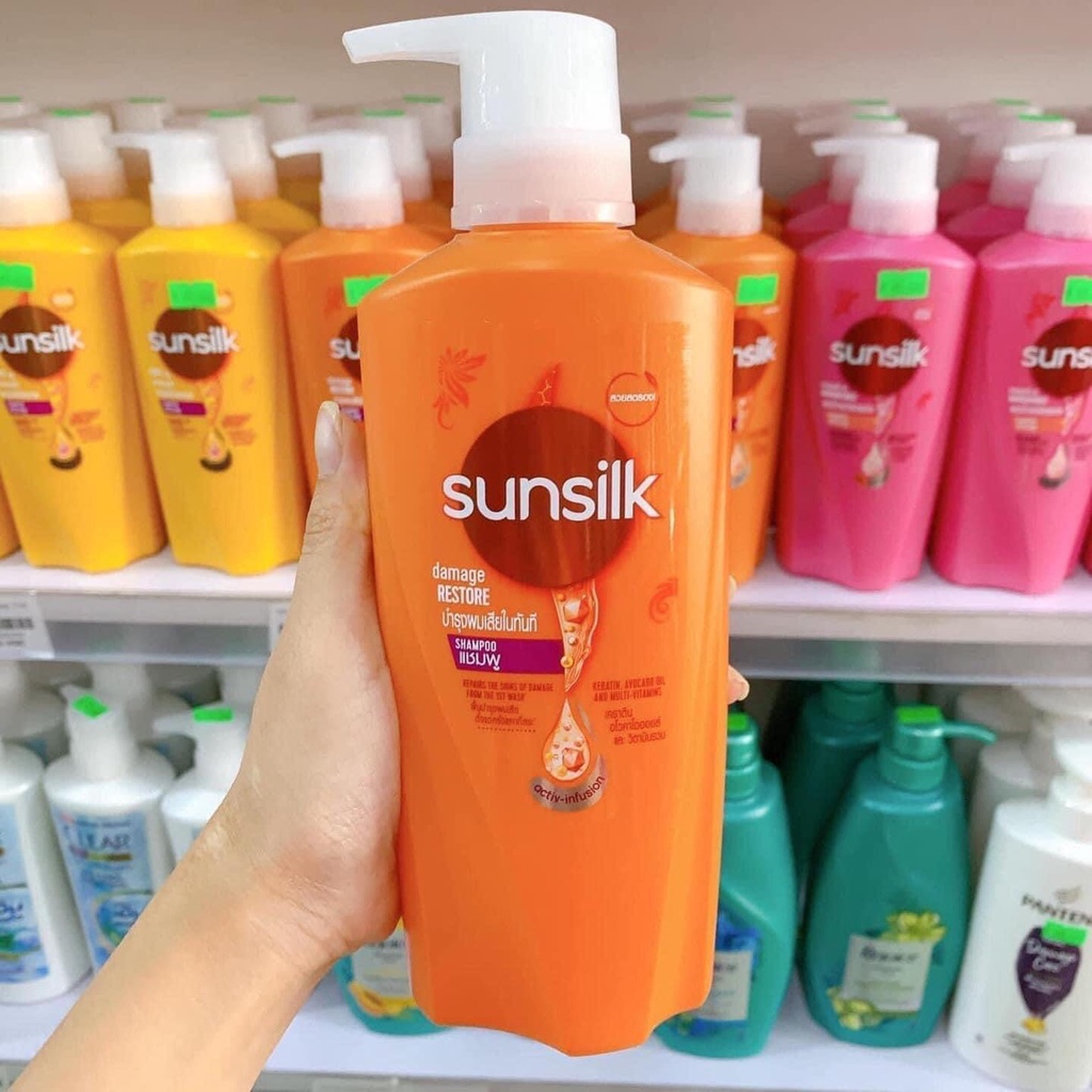 DẦU GỘI SUNSILK  Thái - đúng hàng Sunsilk Thái gội đã đầu lắm nghen 79k /chai to 450ml HÀNG THÁI CHU
