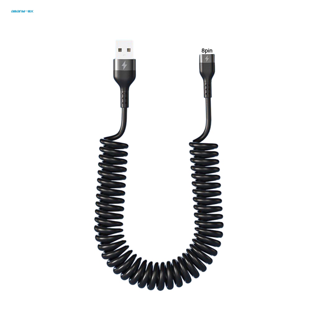 Cáp Sạc Nhanh Type-C / USB / 8-Pin 5A Có Thể Uốn Cong Tiện Dụng