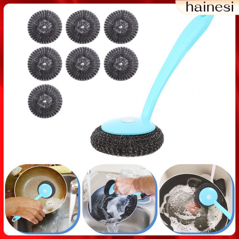 Miếng Bọt Biển Rửa Chén Bằng Thép Không Gỉ Tiện Dụng Cho Nhà Bếp