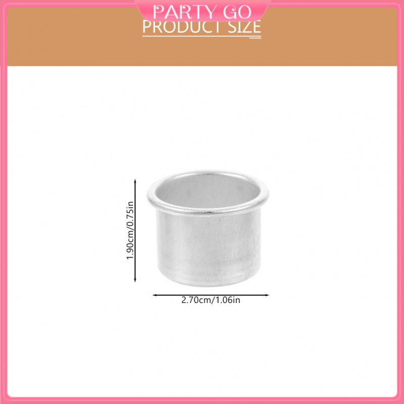 Set 50 Giá Đỡ Đèn Cầy / Nến Họa Tiết Lông Vũ Độc Đáo Trang